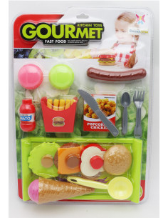Gourmet konyha játékszett - Gyorséttermi - 