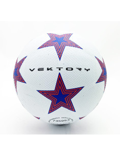 Vektory Star Club csillagos focilabda - piros-kék