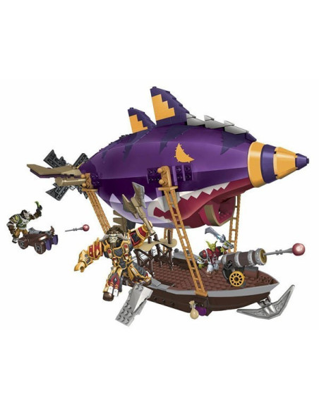 A goblin léghajó rajtaütés - World of Warcraft - Mega Bloks - 