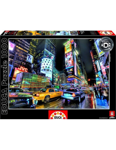 Time Square, New York - 1000 db-os puzzle - Educa - 