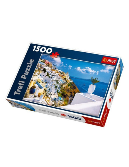 Santorini, Görögország- 1500 db-os puzzle- Trefl - 