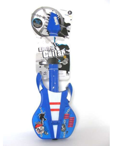 Színes rock gitár - kétféle - kék